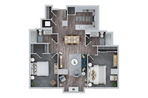 Unit C 2B at The Gramax, Silver Spring, 20910